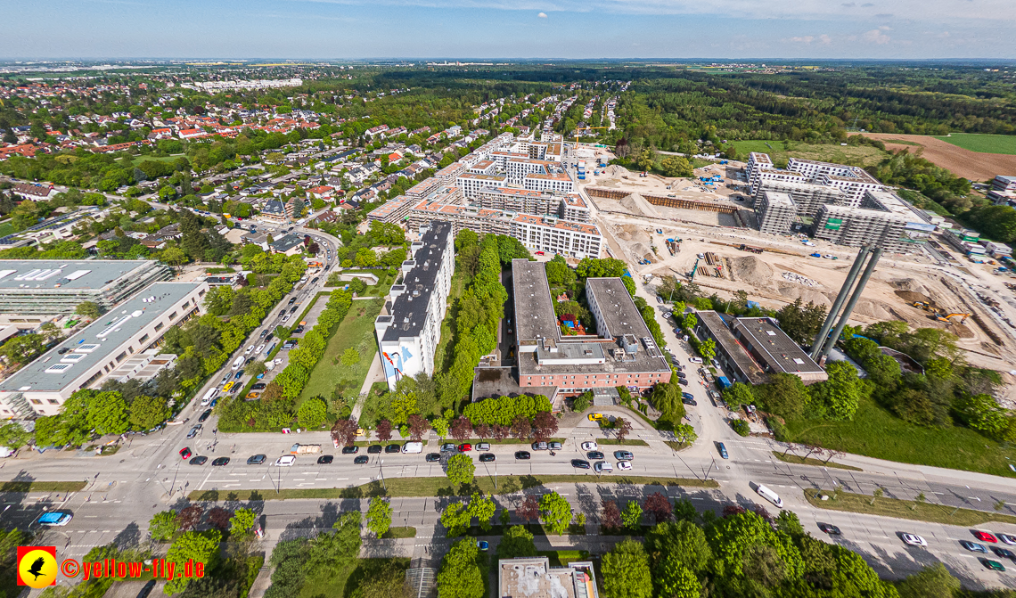 09.05.2023 - Baustelle Alexisquartier und Pandion Verde in Neuperlach